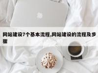 网站建设7个基本流程,网站建设的流程及步骤