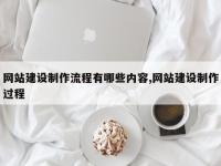 网站建设制作流程有哪些内容,网站建设制作过程