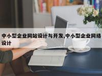 中小型企业网站设计与开发,中小型企业网络设计